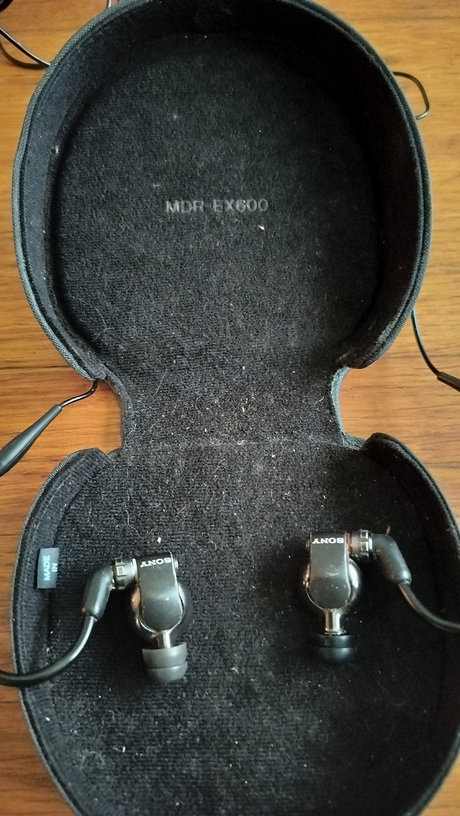 Hi-Fi oordopjes Sony MDR-EX600, In-ear, Ophalen of Verzenden, Zo goed als nieuw, Sony