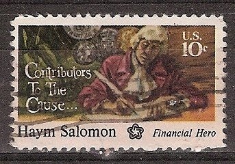 USA, Bicentennial, Haym Salomon, 1975., Ophalen of Verzenden, Gestempeld, Noord-Amerika