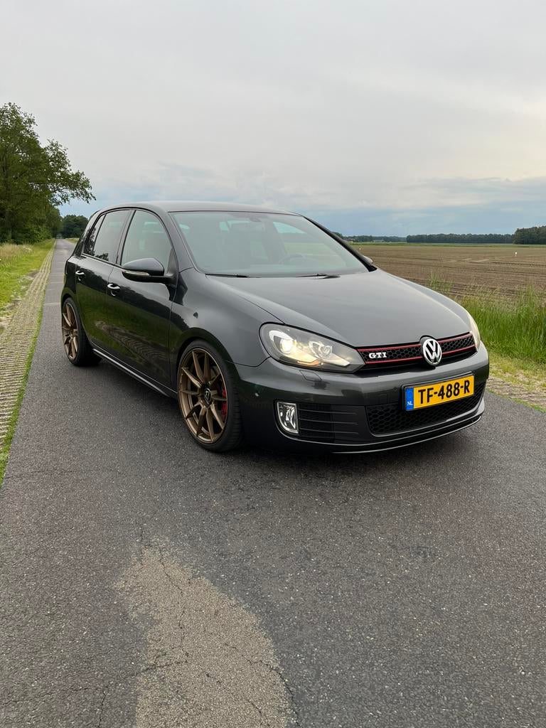 Volkswagen golf 6 gti 2009, Auto's, Zwart, 14 km/l, Stationwagon, Particulier