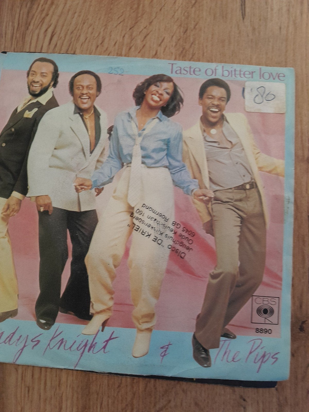 gladys knight 7inch taste of bitter love, Cd's en Dvd's, Vinyl Singles, Ophalen of Verzenden, Zo goed als nieuw, Pop