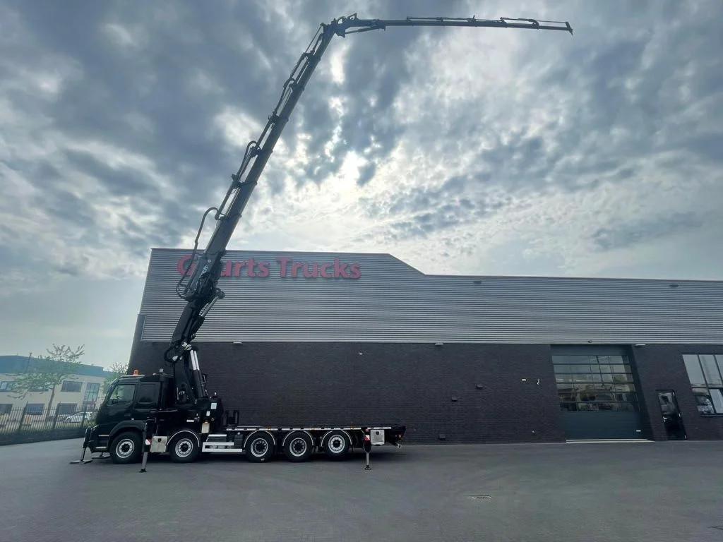 Volvo FMX 540 10X4 + EFFER 1255/7S + JIB 6S HD KRAAN/KRAN/CR, Auto's, Vrachtwagens, Automaat, Euro 6, Zwart, Bedrijf