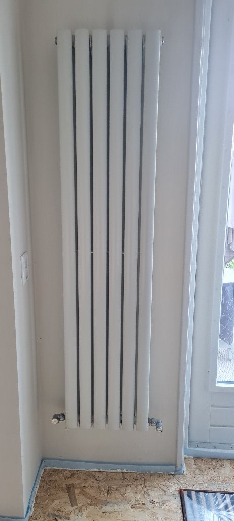 Hudson Reed Verticale Design Radiator Wit – Krachtig 2500W, Ophalen, Gebruikt, Radiator, Minder dan 60 cm