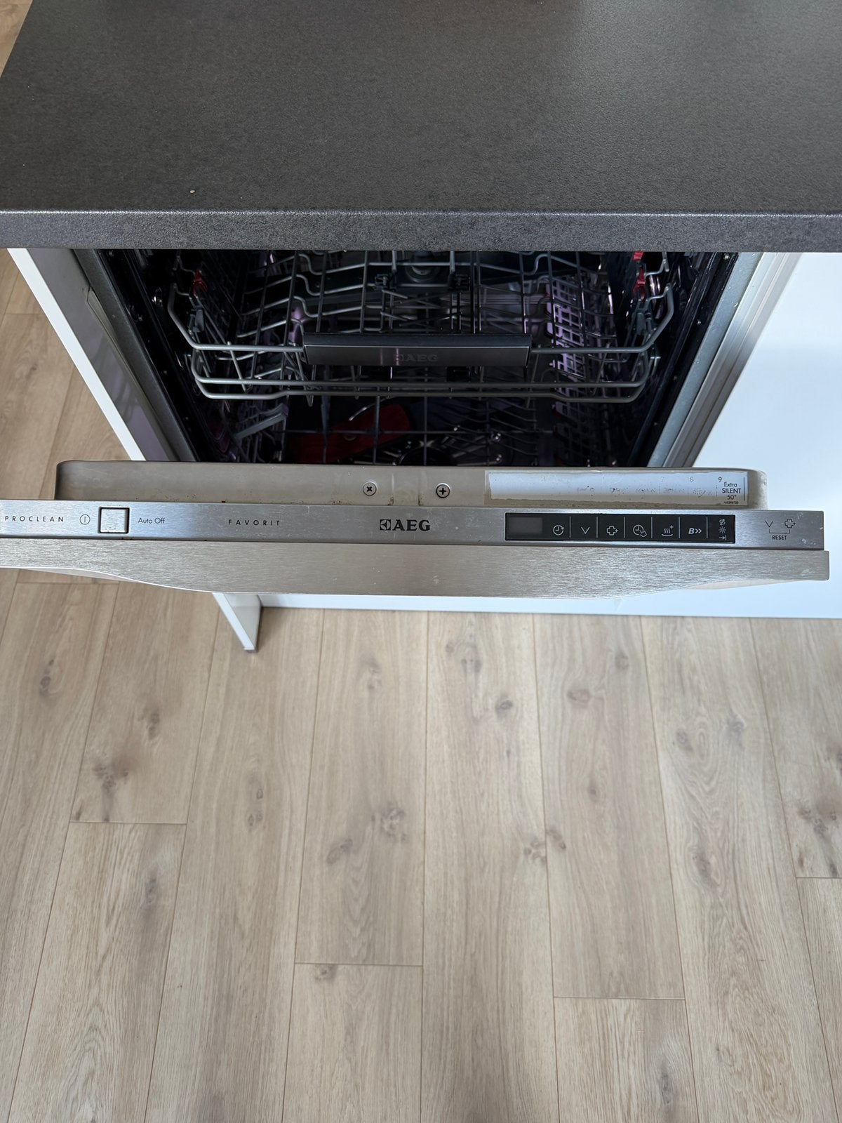 AEG F88705VI1P XXLinbouwvaatwasser voor onderdelen/reparatie, Witgoed en Apparatuur, Ophalen, 60 cm of meer, Inbouw, Niet werkend