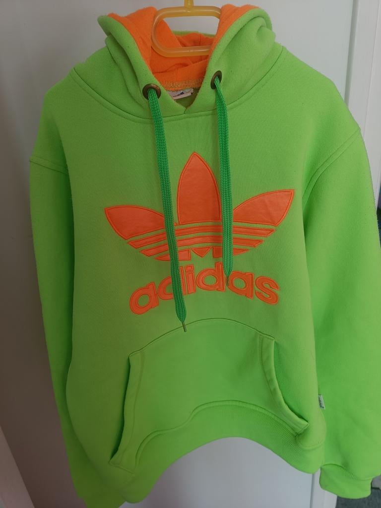 Adidas trui neon, Maat 38/40 (M), Adidas, Ophalen of Verzenden, Zo goed als nieuw