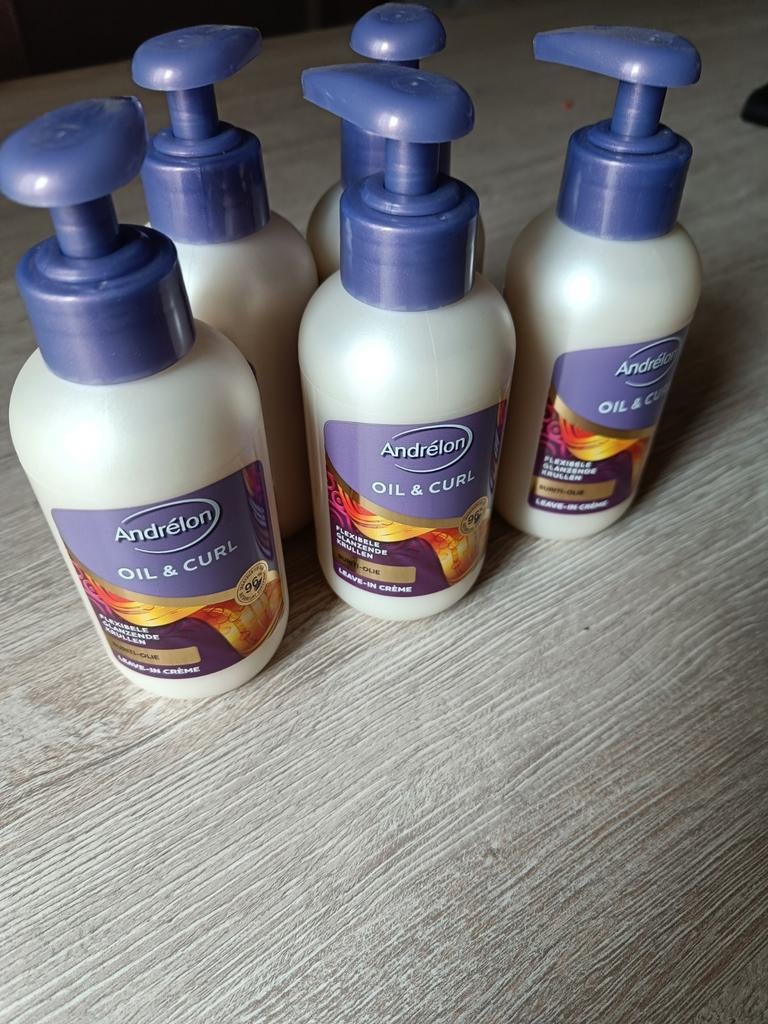 Andrélon Oil & Curl Leave-in Crème - 5 stuks, Ophalen, Nieuw, Haarverzorger of -hersteller