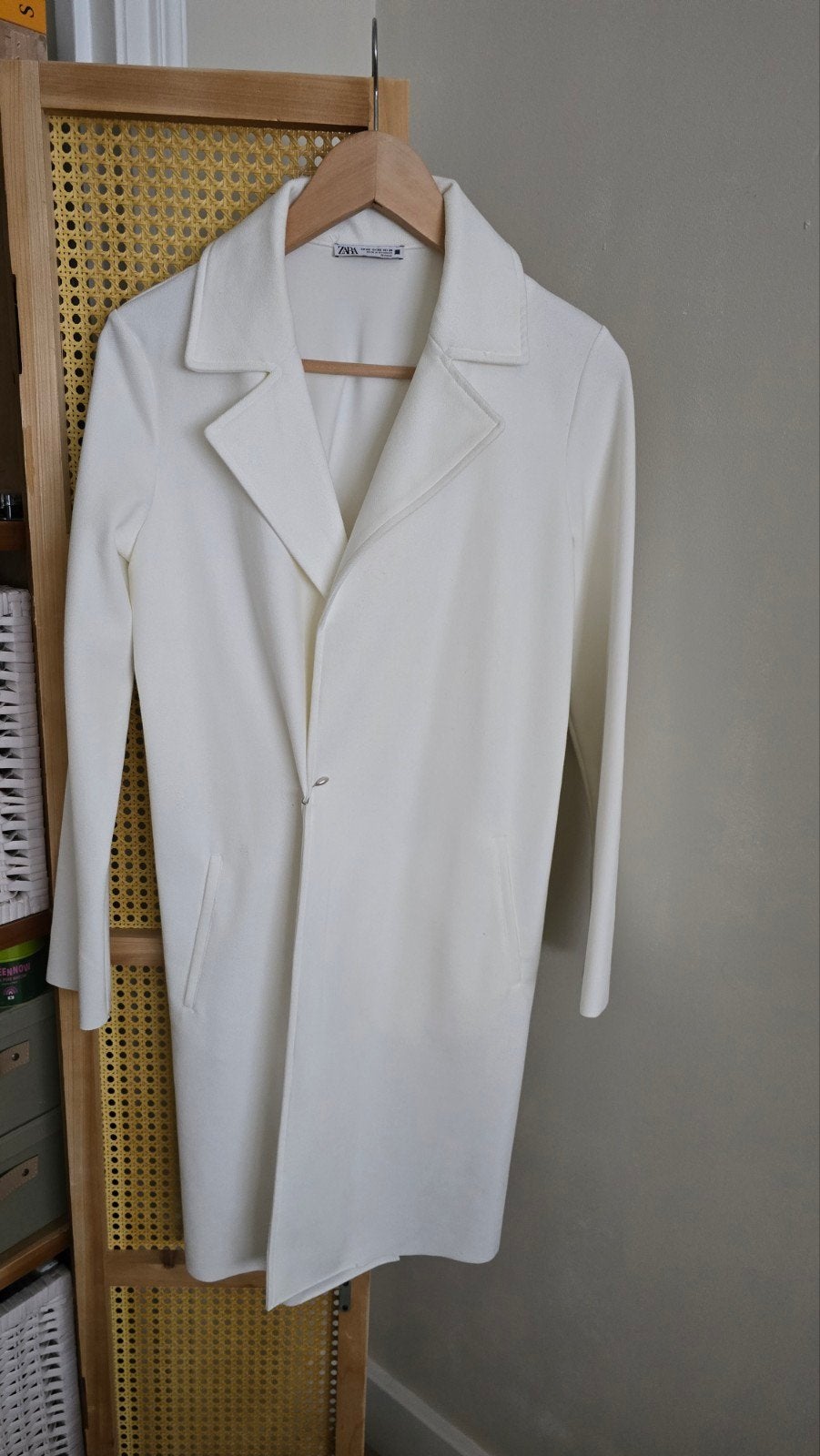 Zara Elegante Jas - Ideaal voor Lente/Herfst (XS/S), Ophalen of Verzenden, Zo goed als nieuw, Maat 36 (S), Wit