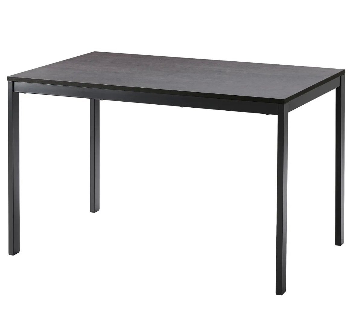 IKEA VANGSTA Extendable Dining Table – Black/Dark Brown, Ophalen, Zo goed als nieuw, IKEA, Modern
