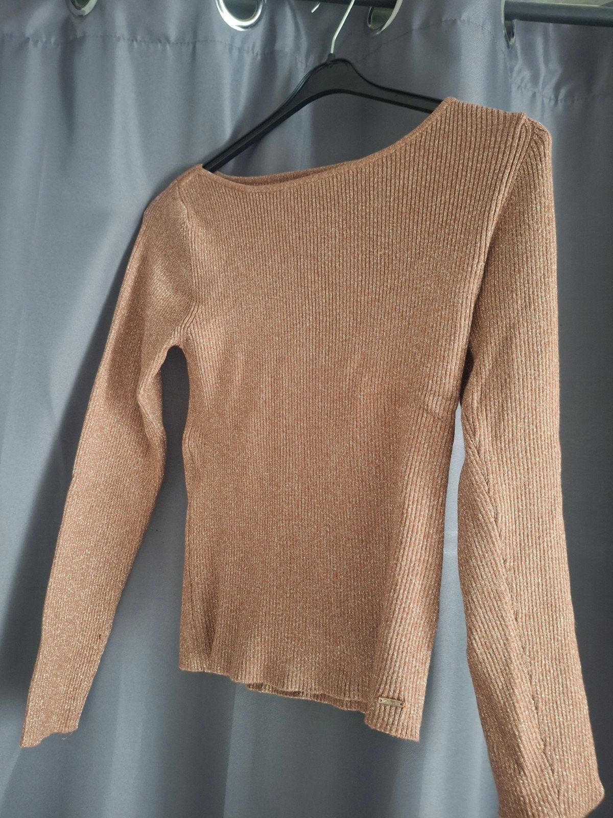 Cotton Club trui met lange mouwen - Maat L, Bruin, Maat 42/44 (L), Ophalen of Verzenden, Zo goed als nieuw