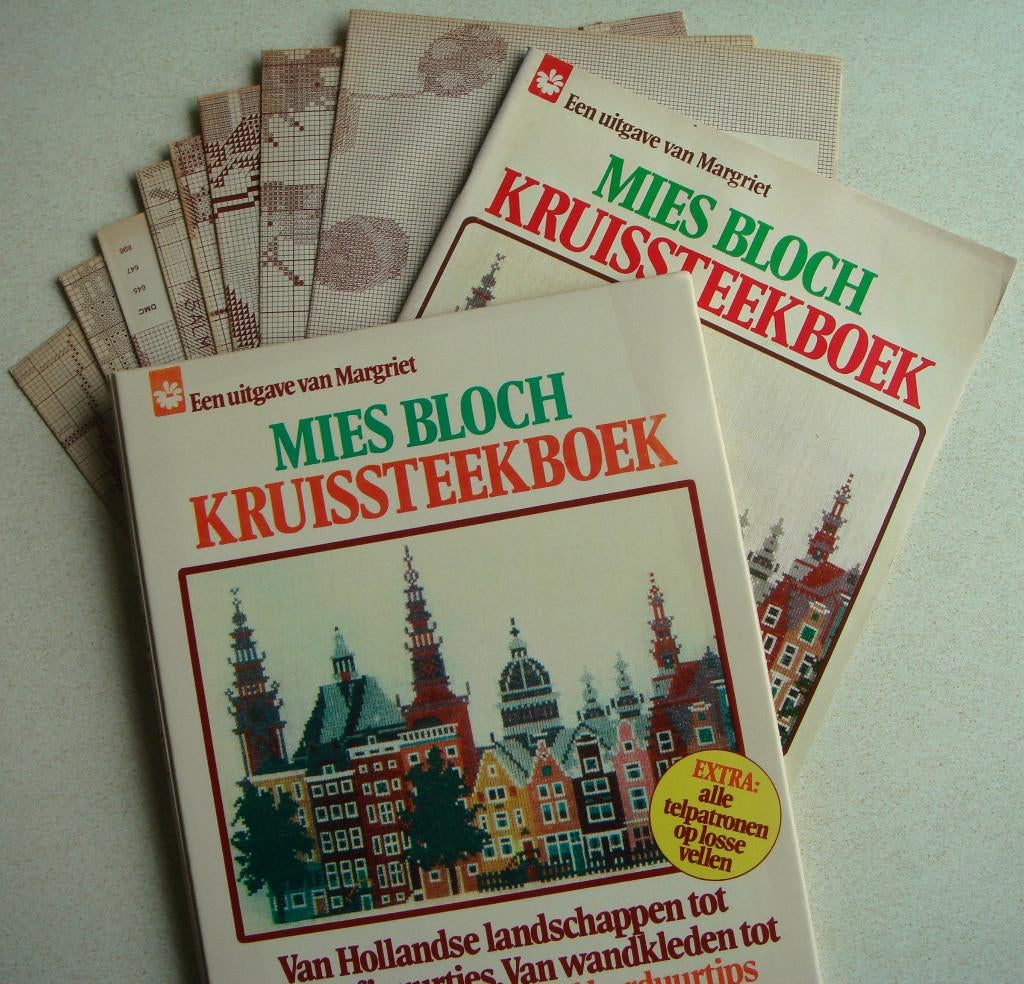borduren met borduurboek Miesbloch uitgave Margriet € 4,00, Ophalen of Verzenden, Zo goed als nieuw, Borduren en Naaien