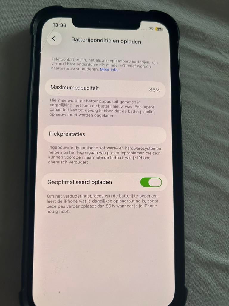 Iphone 12, Ophalen, 86 %, Zwart, Zo goed als nieuw