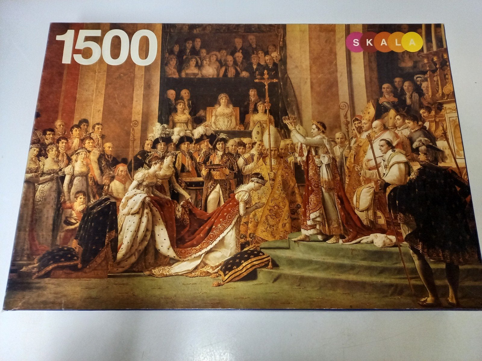 Skala Legpuzzel 1500 stukjes - David - Kroning van Napoleon, Ophalen of Verzenden, 500 t/m 1500 stukjes, Zo goed als nieuw, Legpuzzel