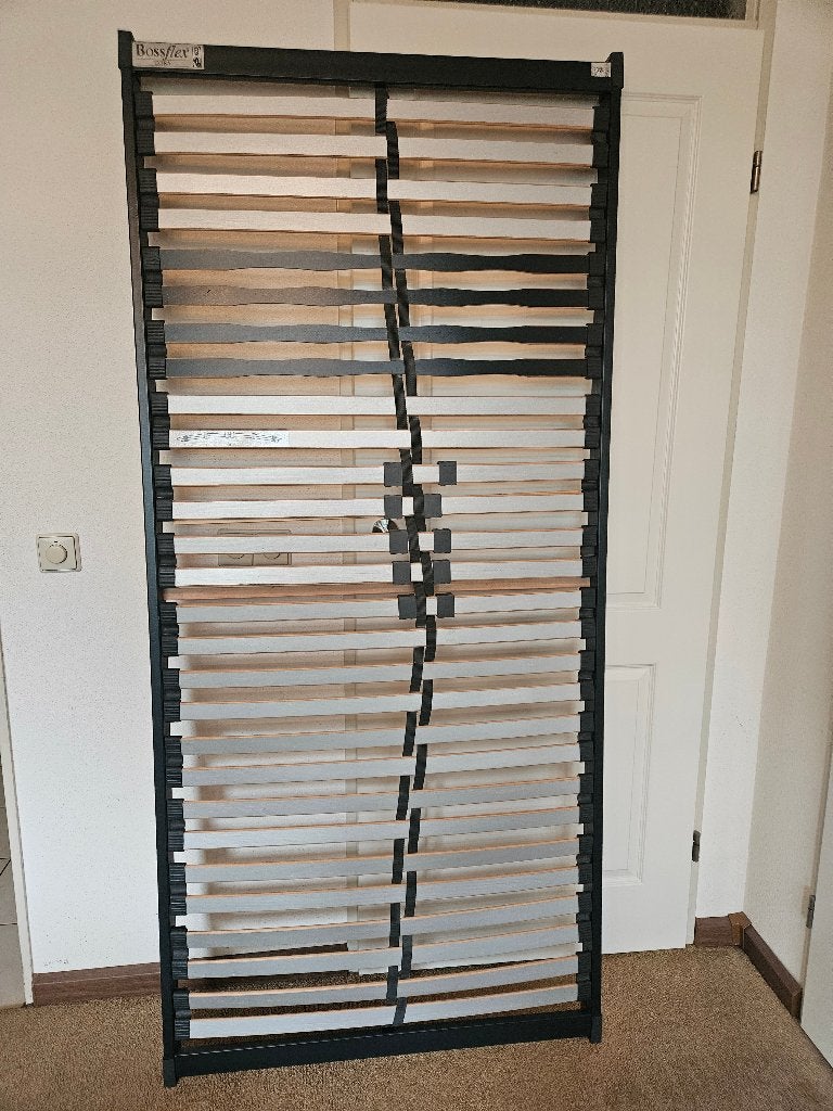 Gratis af te halen: Bossflex lattenbodem (90 x 200), Ophalen, Gebruikt, 90 cm, Eenpersoons