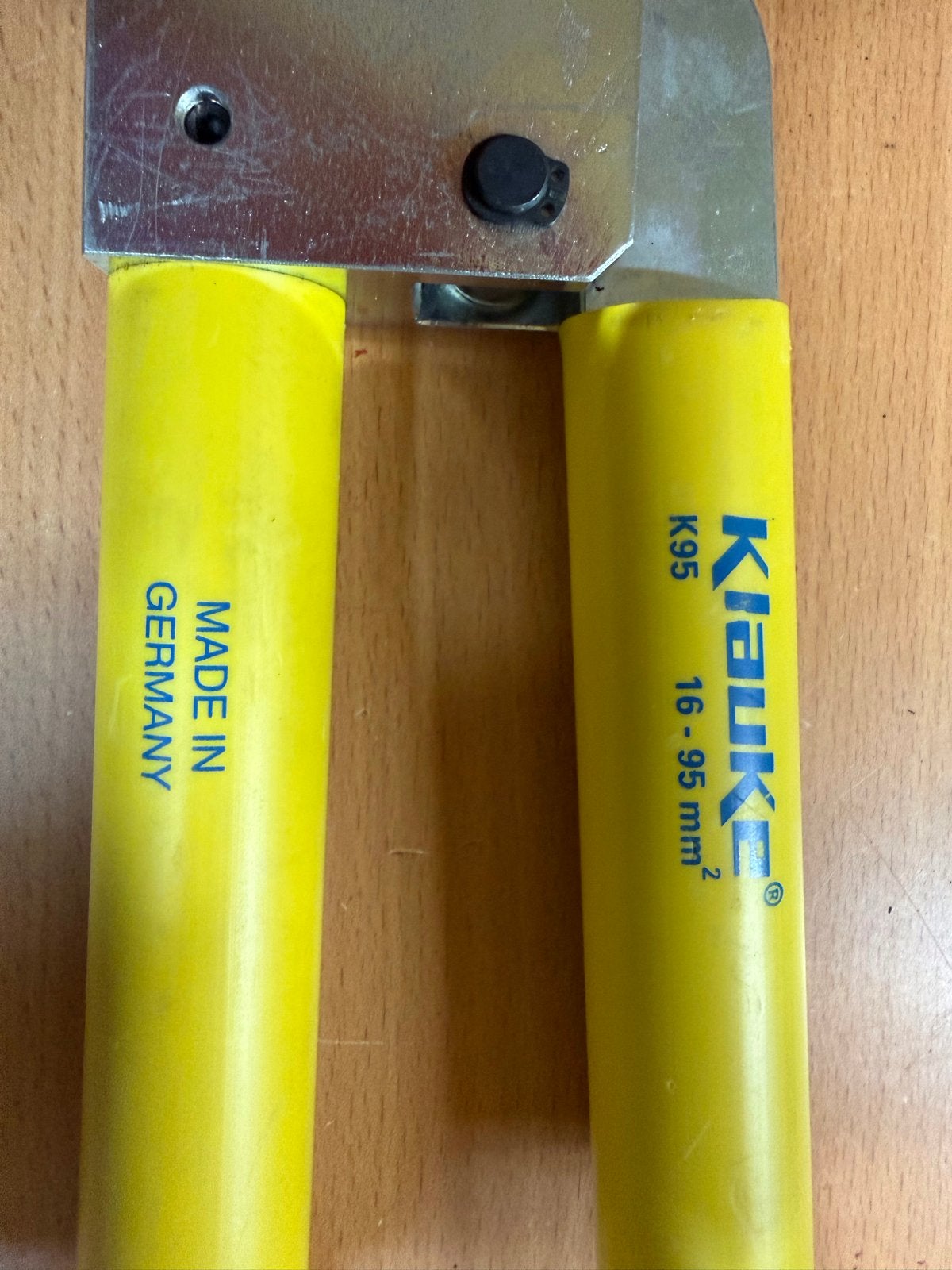 Klauke K95 Krimptang 16-95 mm2, Doe-het-zelf en Verbouw, Ophalen, Zo goed als nieuw, Tang, Overige merken