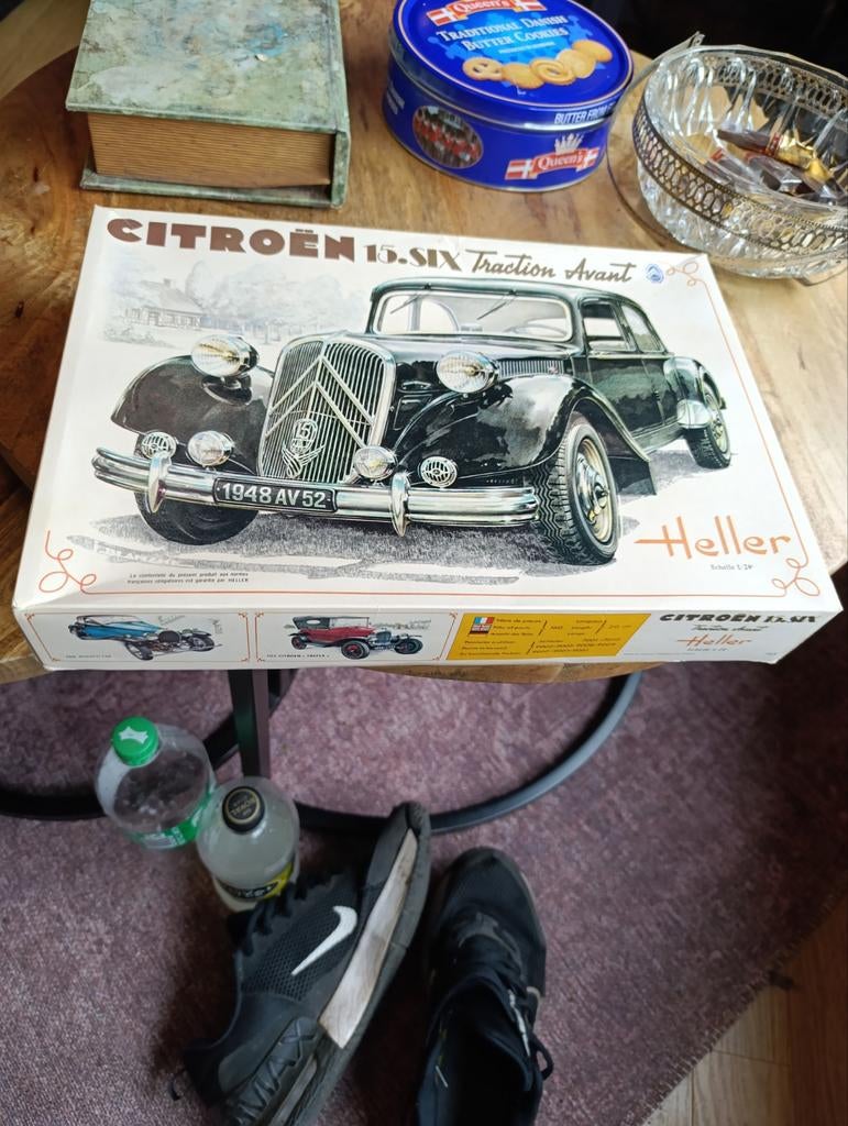Heller Citroën 15-SIX Traction Avant Bouwpakket Nieuw, Auto, 1:32 tot 1:50, Nieuw, Ophalen of Verzenden
