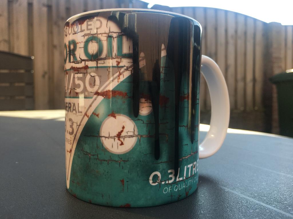 ✅ VW Campervan Volkswagen T1 bus mok Vintage olie, Ophalen of Verzenden, Nieuw, Auto's