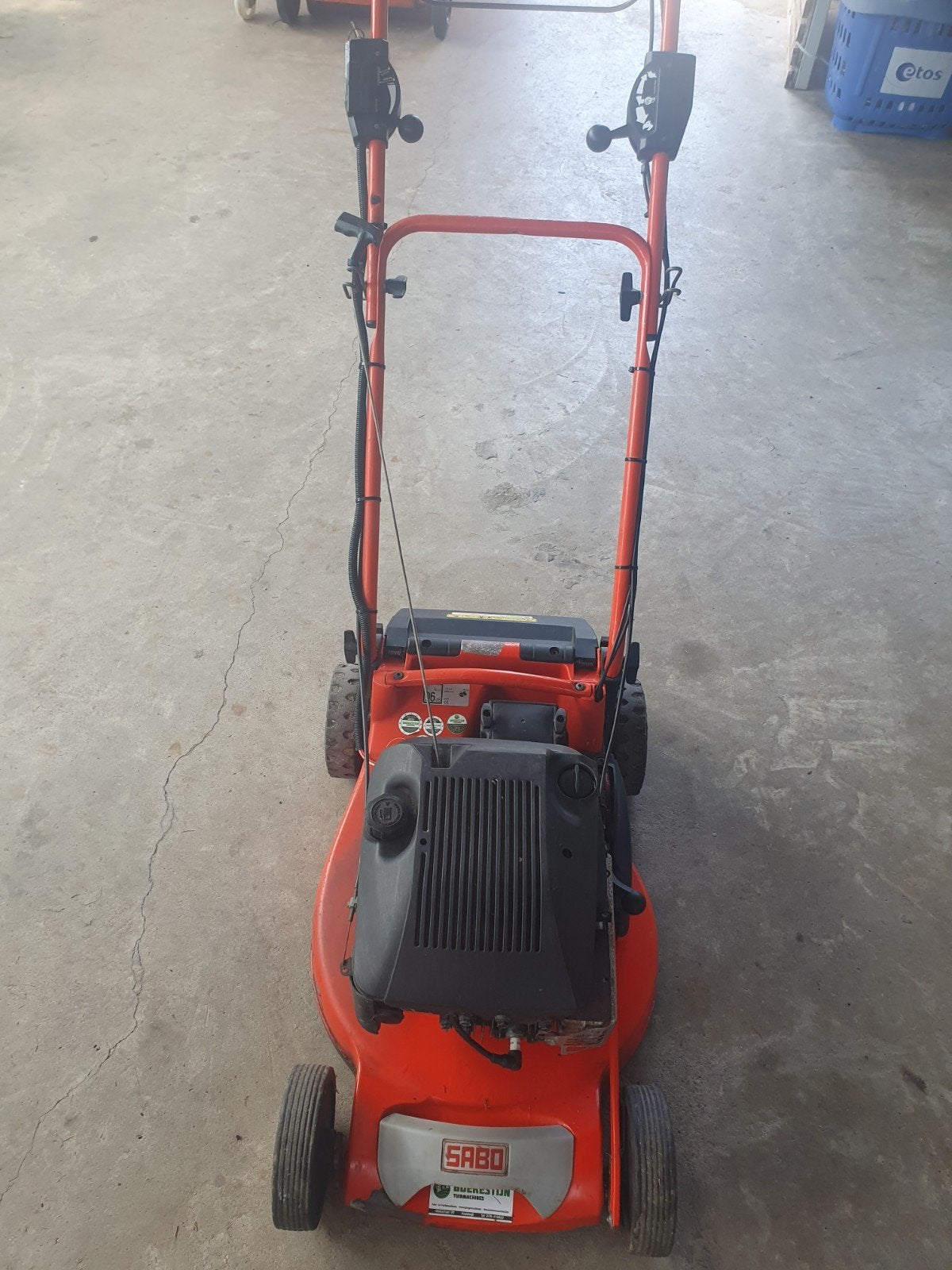 Sabo grasmaaier - Krachtige benzine grasmaaier, Cirkelmaaier, Gebruikt, Benzine-grasmaaier, 40 t/m 49 cm