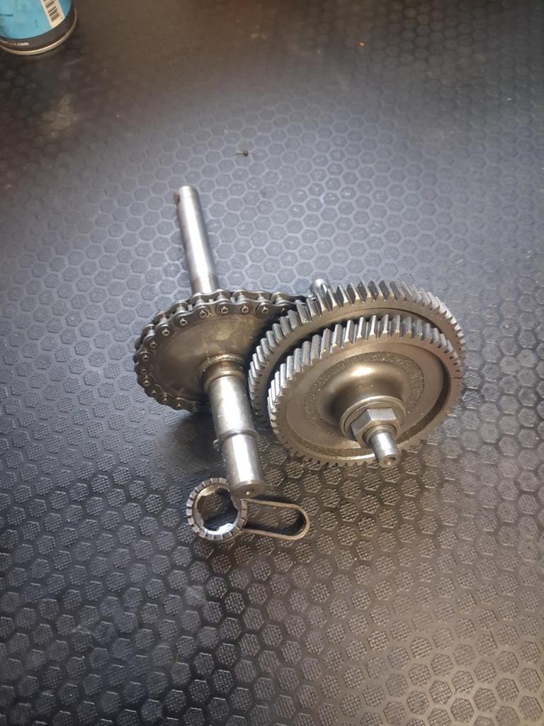 Tomos blok vertanding set hoofdas en kickstart as, Ophalen of Verzenden, Gebruikt, Blok, Tomos