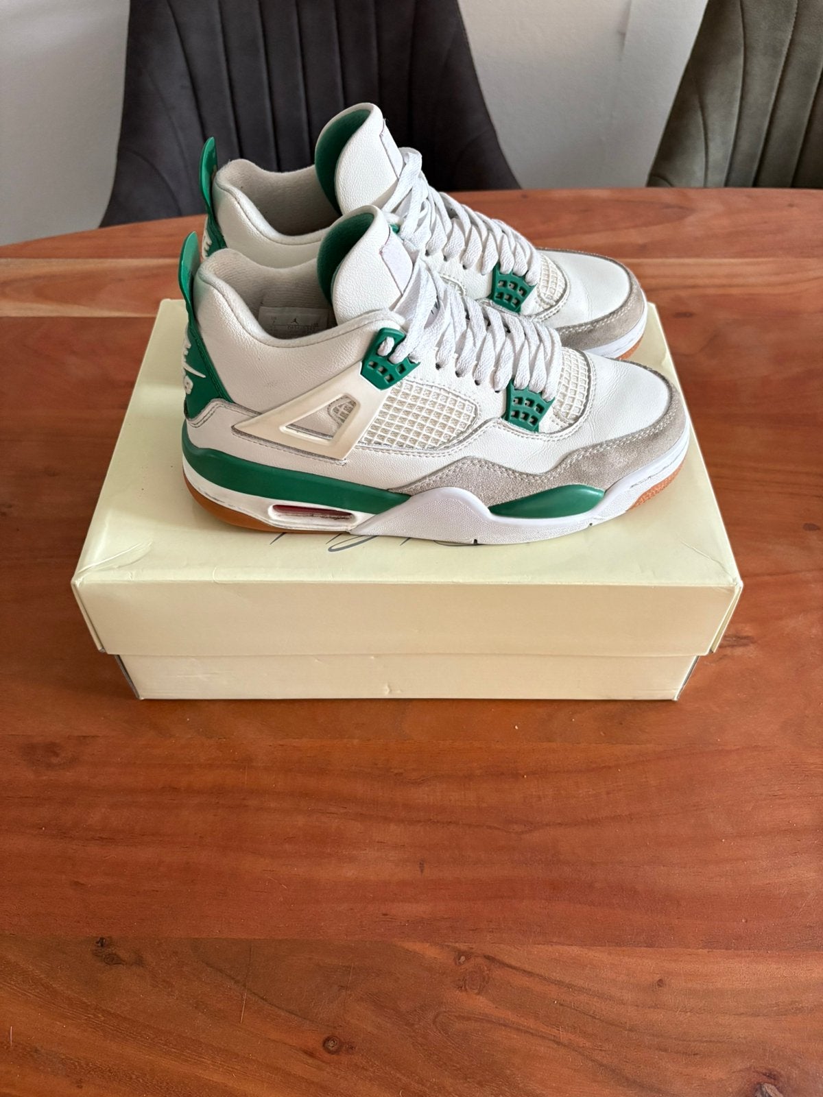 Jordan 4 pine green, Kleding | Heren, Schoenen, Ophalen of Verzenden, Zo goed als nieuw, Overige kleuren