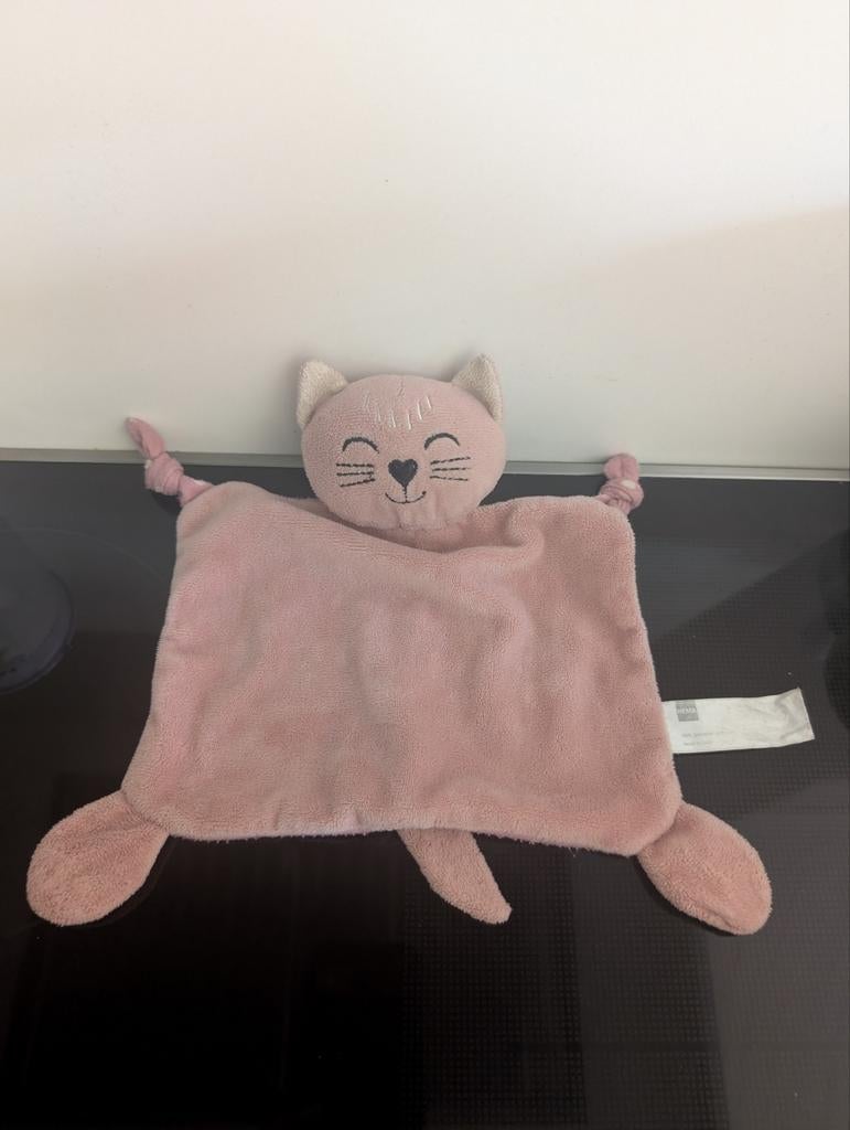 Knuffeldoek poes Hema, Ophalen of Verzenden, Zo goed als nieuw, Klein (minder dan 20 cm), Hema