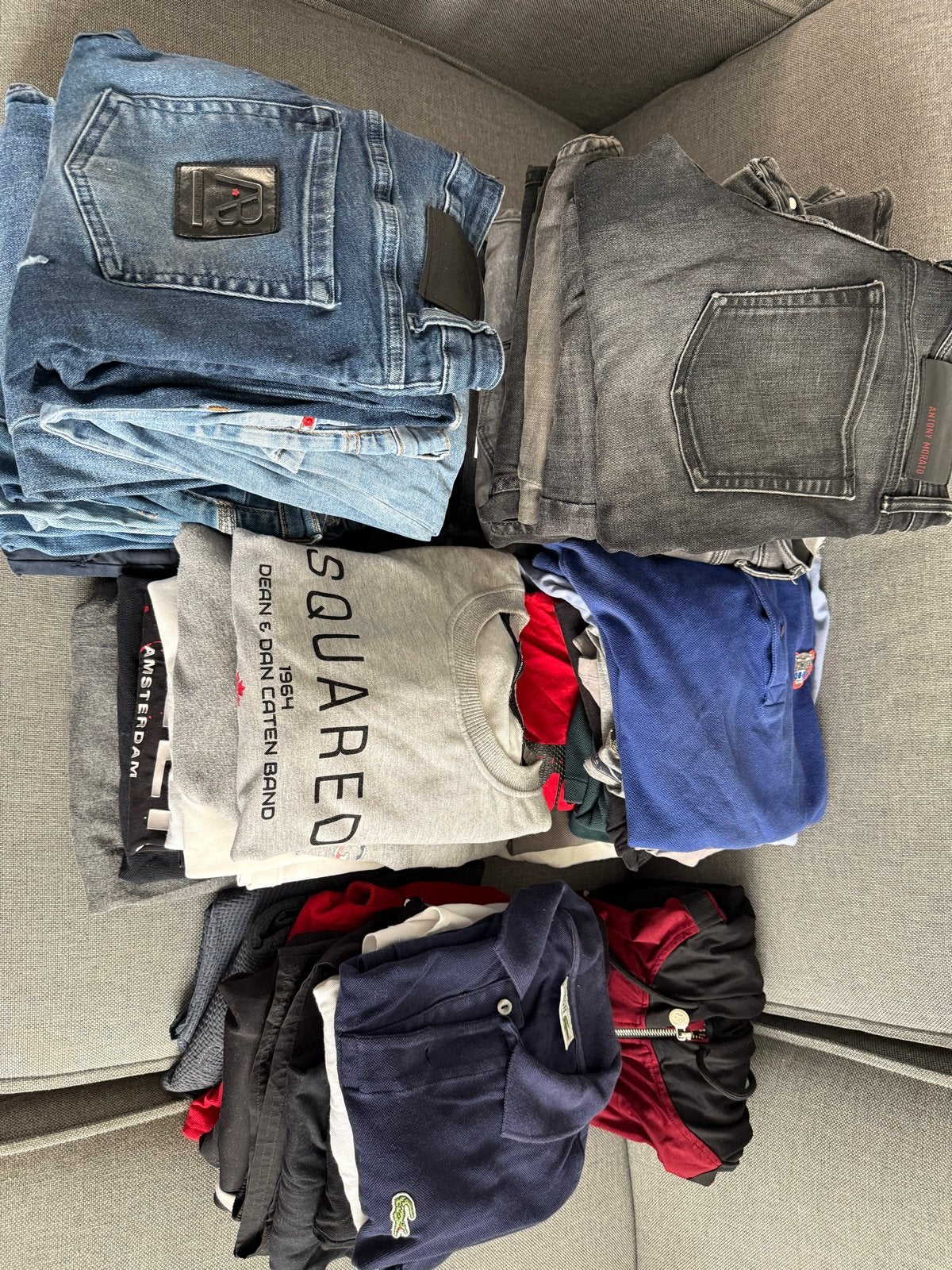 Heren Merkkleding Pakket Maat S - Tommy, Dsquared, Lacoste, Kleding | Heren, Ophalen of Verzenden, Gedragen, Maat 46 (S) of kleiner