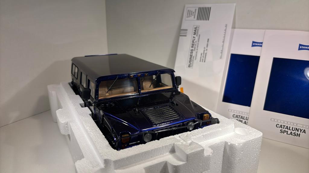 Hummer h2 Catalunaya splash standox Exoto 1.18, Hobby en Vrije tijd, Modelauto's | 1:18, Overige merken, Ophalen of Verzenden