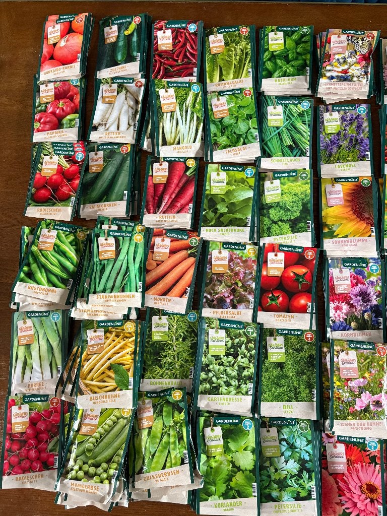 Grote set zaden – 40 zakjes (bloemen, groenten en kruiden), Tuin en Terras, Ophalen of Verzenden, Volle zon