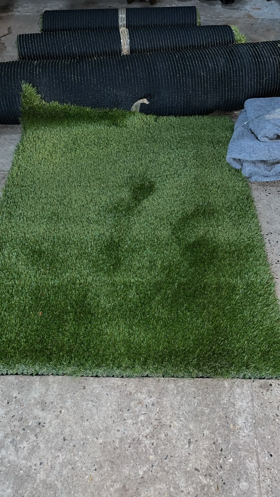 Kwalitatief kunstgras (4 cm) incl. toebehoren, Tuin en Terras, Ophalen, Zo goed als nieuw, Minder dan 10 m², Kunstgras