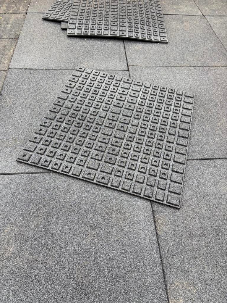 Rubber drainage tegels dakterras/balkon (4,5m2), Tuin en Terras, Ophalen, Overige typen, Rubber, Nieuw