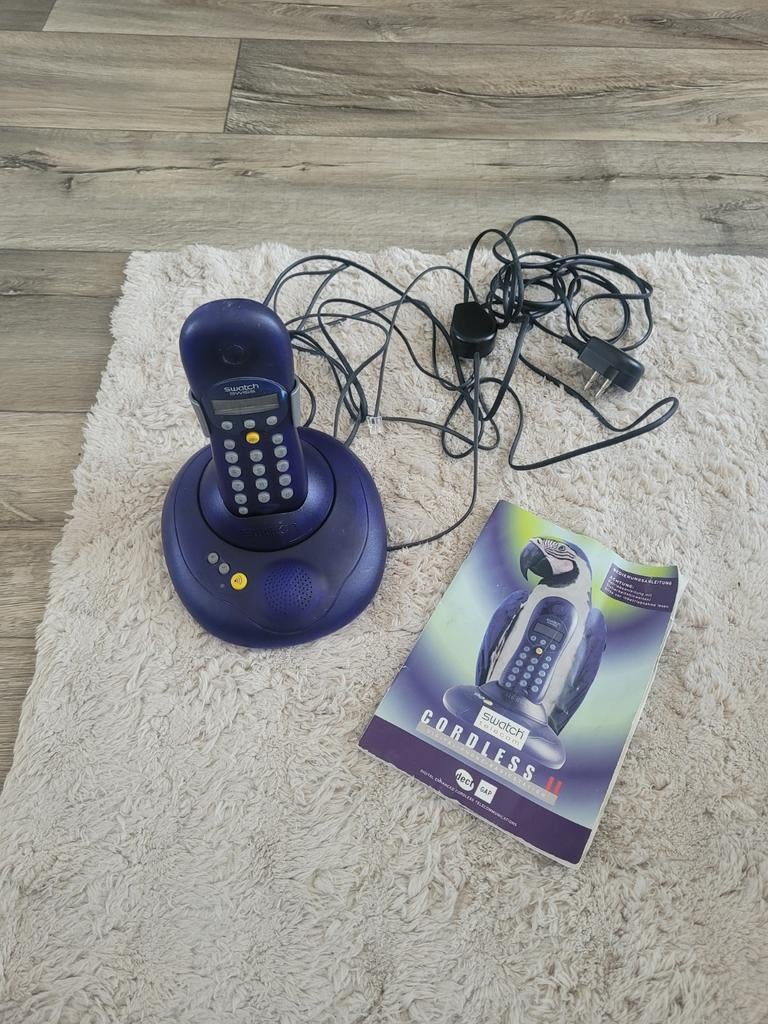 Swatch Cordless Digitale Telefoon Basisstation, Ophalen of Verzenden, Gebruikt, 1 handset