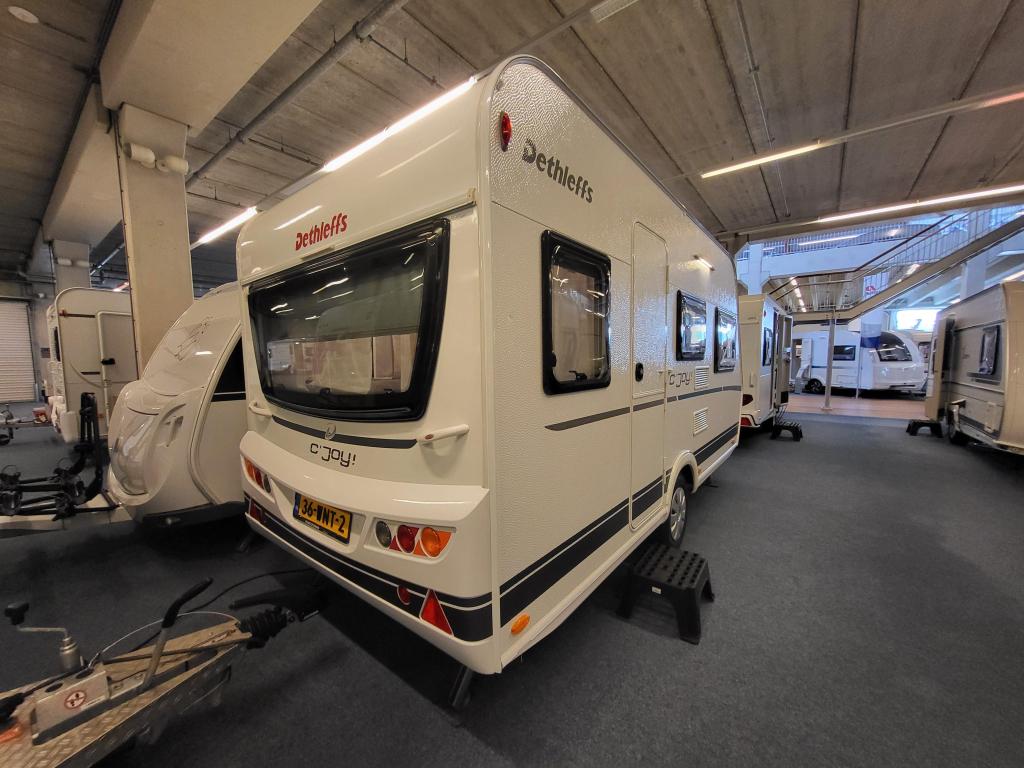 Dethleffs C'Joy 410; netjes met voortent en 810 kg leeg, Caravans en Kamperen, Standaardzit, Bedrijf, Schokbreker, Dethleffs