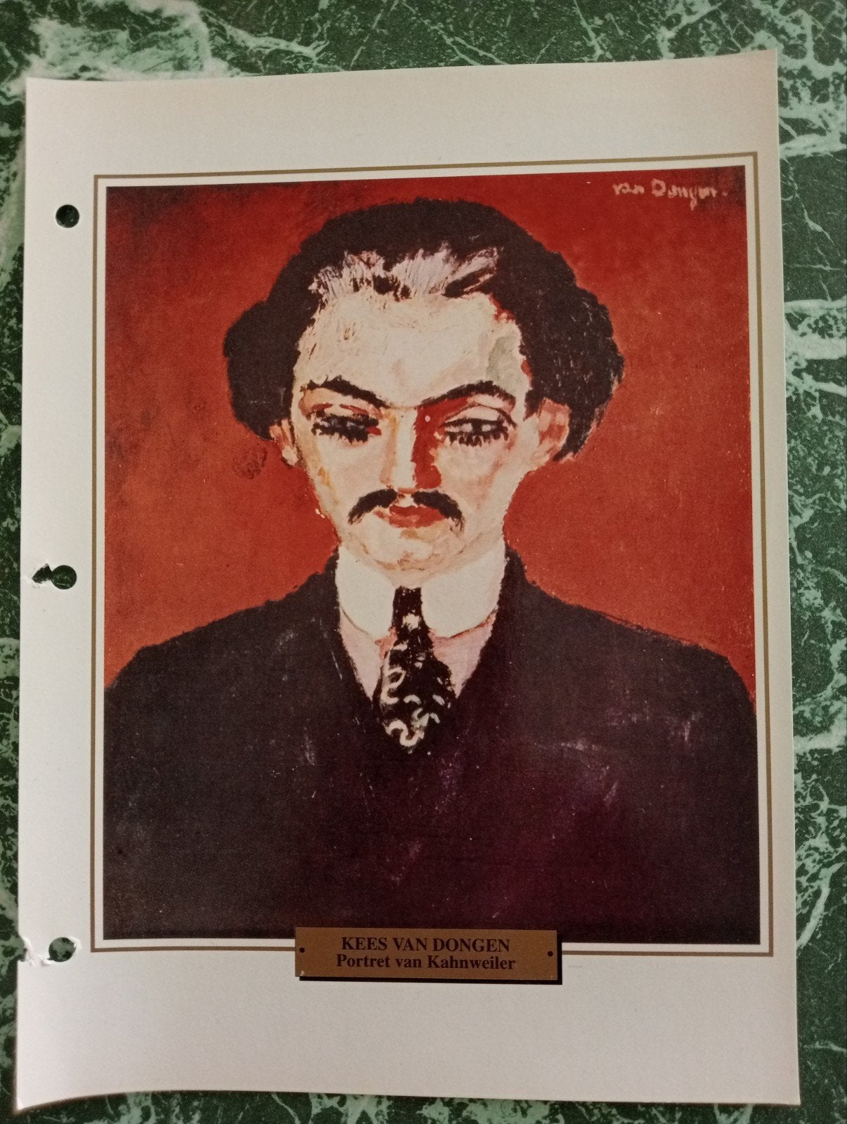 Kees van Dongen portret Kahnweiler, Ophalen of Verzenden