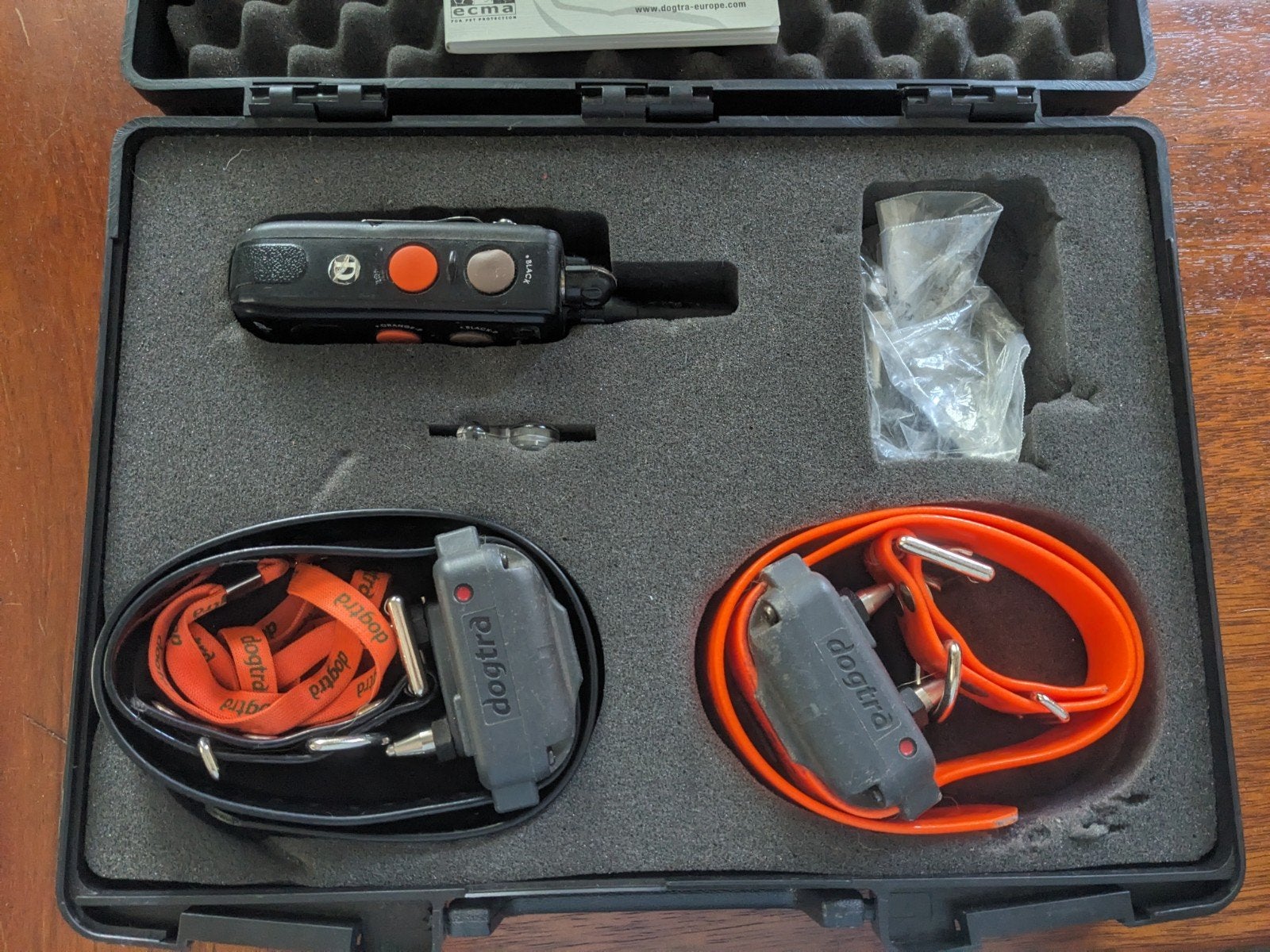 Dogtra dubbele e-collar 1210NCP, Dieren en Toebehoren, Ophalen of Verzenden, Gebruikt
