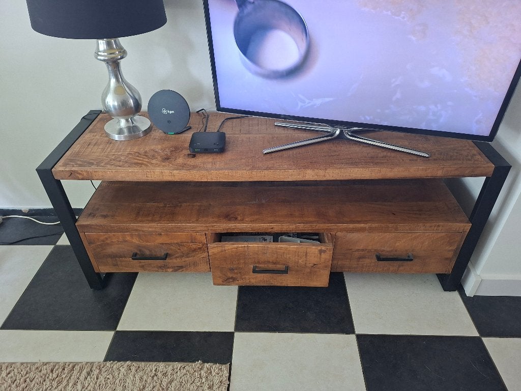 Tv kast, Huis en Inrichting, 100 tot 150 cm, Zo goed als nieuw, Minder dan 100 cm, 25 tot 50 cm