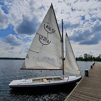 BM16 zeilset voor zeilboot in goede staat., Watersport en Boten, Zeilen en Zeiltoebehoren, Ophalen of Verzenden, Minder dan 15 m²