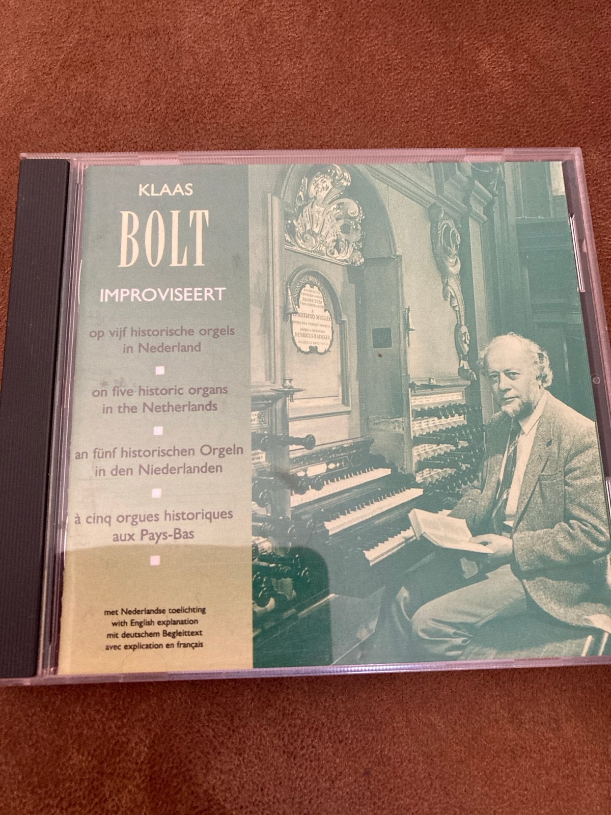 Klaas Bolt - Improviseert op vijf historische orgels, Cd's en Dvd's, Cd's | Klassiek, Overige componisten, Overige typen, Ophalen of Verzenden