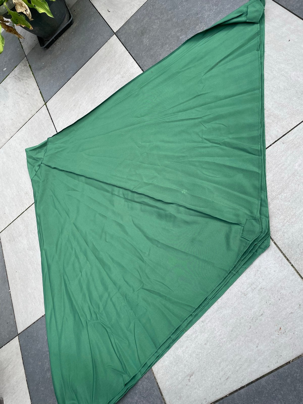 Groen parasoldoek middellijn 3 meter nieuw, Tuin en Terras, Parasols, Overige typen, Nieuw, Waterdicht, 2 tot 3 meter