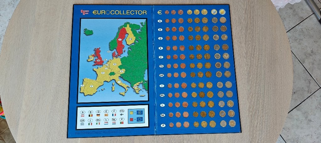 Euro Collector map bijna compleet (mist Oostenrijk 2,-), Postzegels en Munten, Ophalen, Overige landen, Overige waardes, Setje