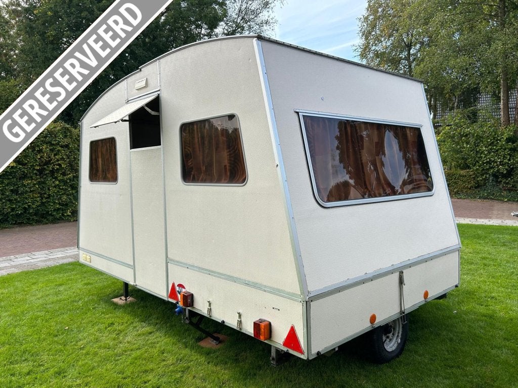 Nette Rapido Confort Matic 1982, Retro klap/vouw caravan., Caravans en Kamperen, Bedrijf, Tot en met 4, Tot 500 kg, Rapido
