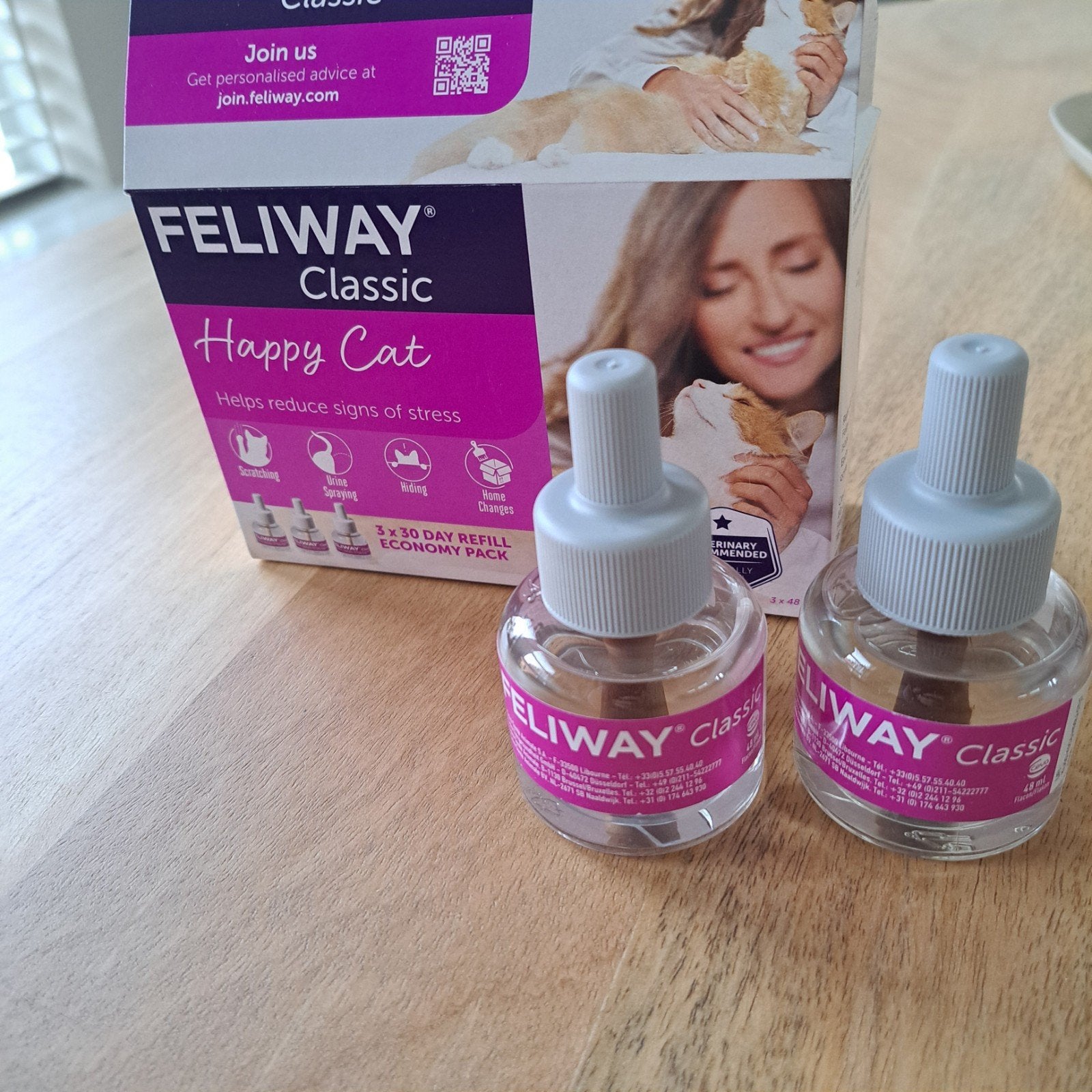 Feliway Classic, Ophalen