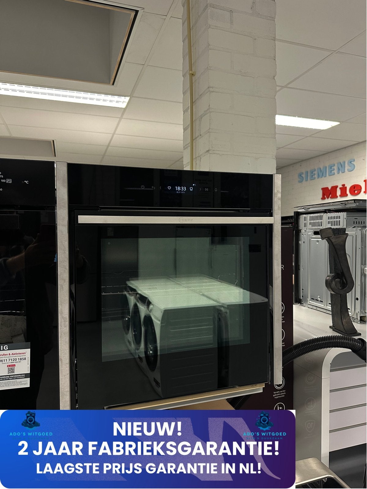 NEFF N70 INBOUW OVEN 60CM Slide&Hide WiFi CircoTherm AirFry, Witgoed en Apparatuur, Hete lucht, Kamerlingh Onnestraat 8, Wijchen
