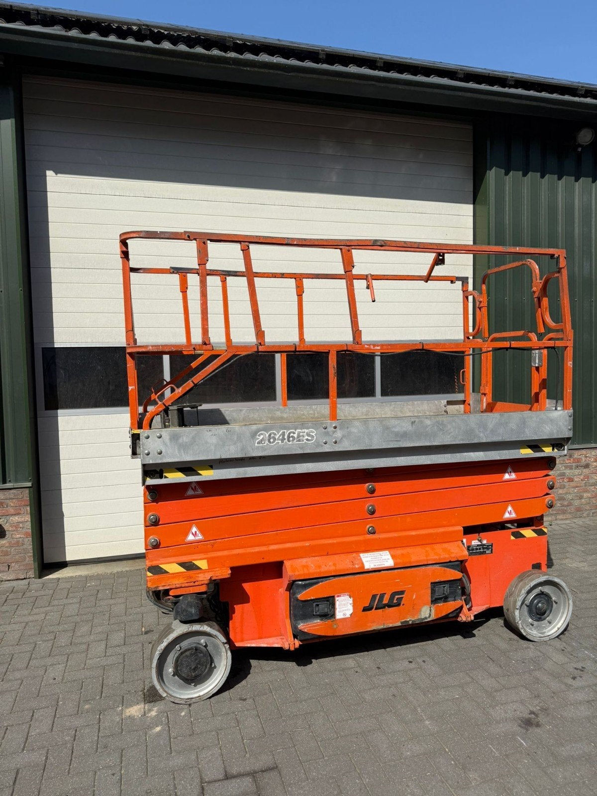 Genie JLG 2646ES 10 meter schaarhoogwerker, Ophalen of Verzenden, Gebruikt, Overige typen, 5 meter of hoger