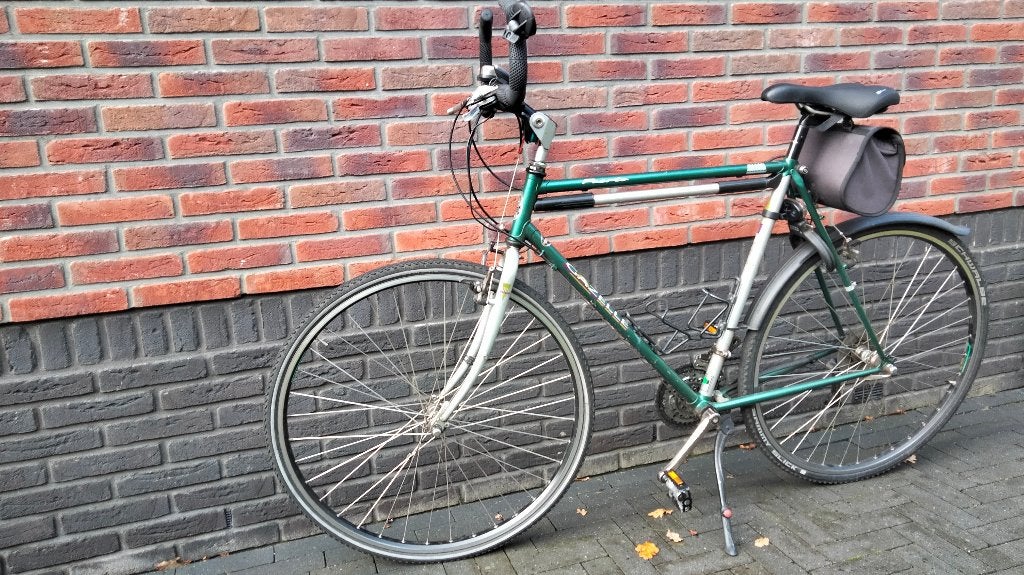 Hybride Puerto Gazelle fiets uit de jaren 80, Ophalen, 28 inch, Gebruikt, Velgrem
