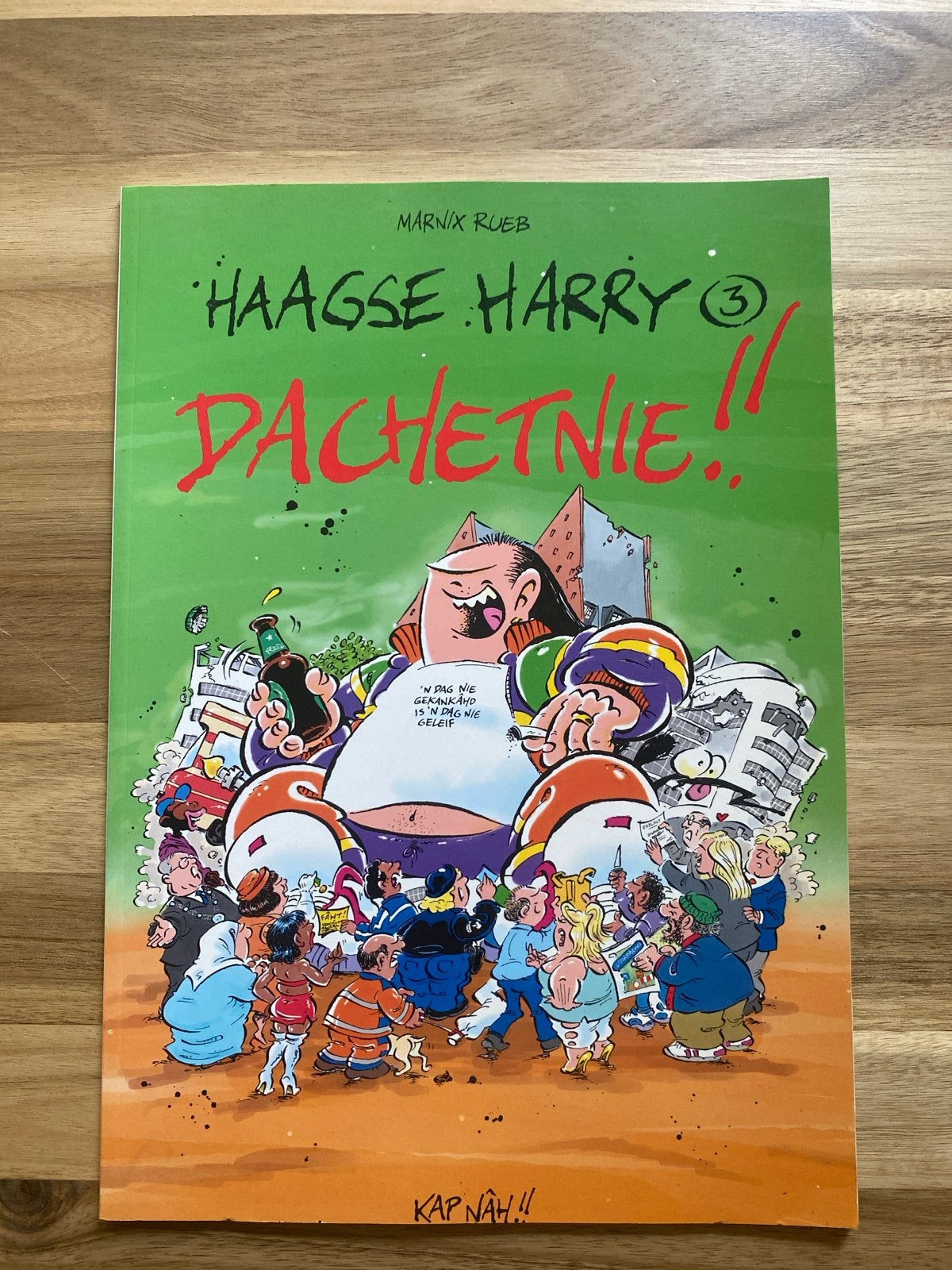 Haagse Harry 3: Dachetni! - Marnix Rueb Stripboek, Eén stripboek, Ophalen of Verzenden, Zo goed als nieuw