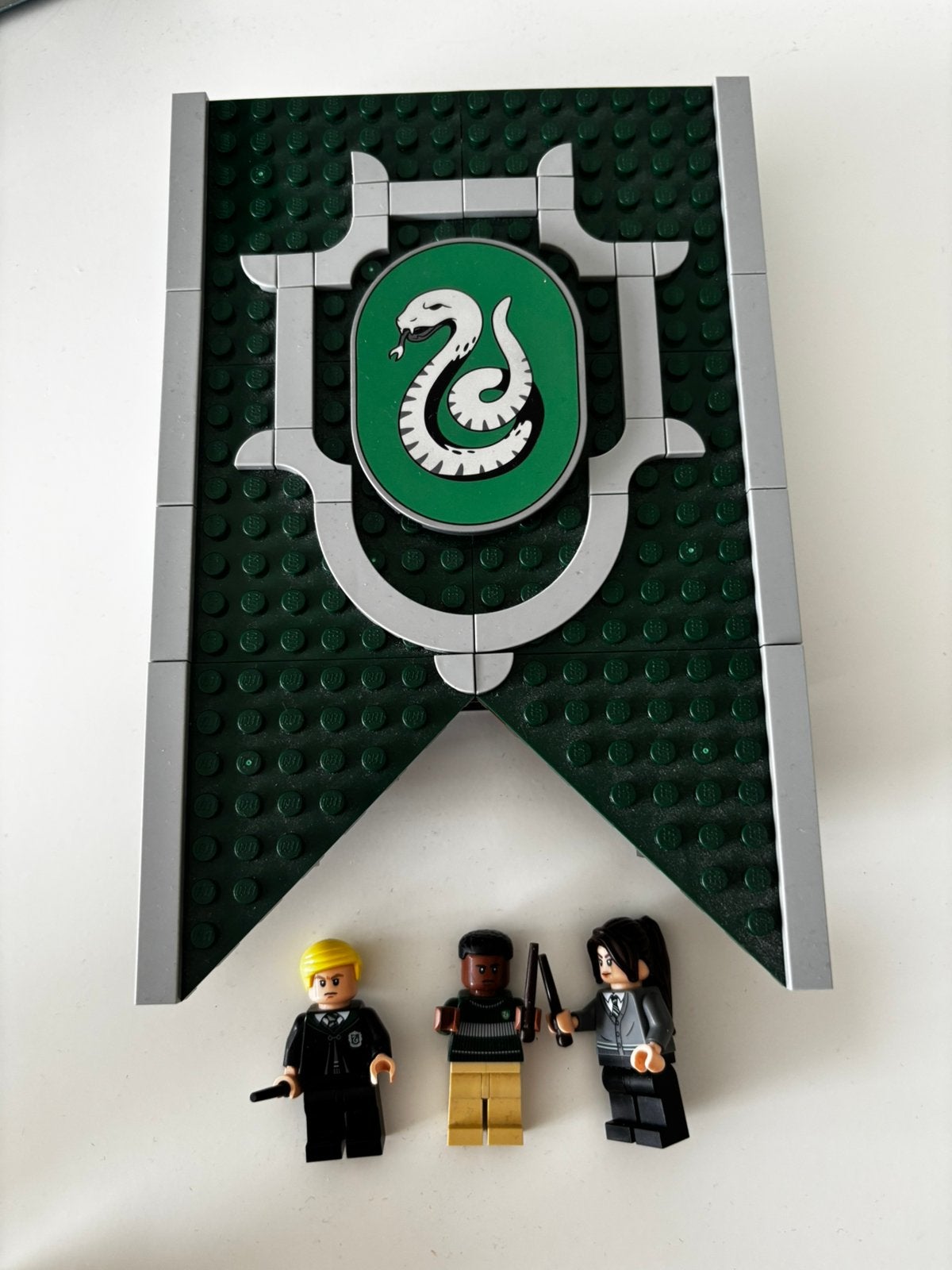 Slytherin House Banner LEGO Harry Potter, Gebruikt, Lego, Harry Potter, Ophalen of Verzenden