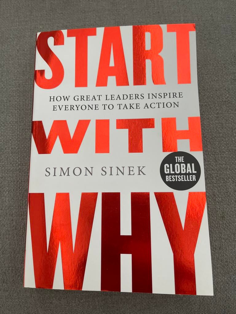 Start With Why - Simon Sinek, Ophalen of Verzenden, Zo goed als nieuw, Economie en Marketing