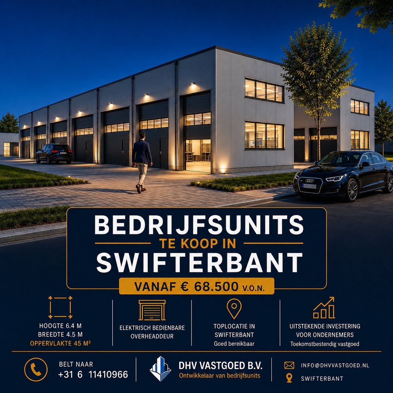 🚀TE KOOP BEDRIJFSUNIT– SWIFTERBANT🚀, Koop, Bedrijfsruimte