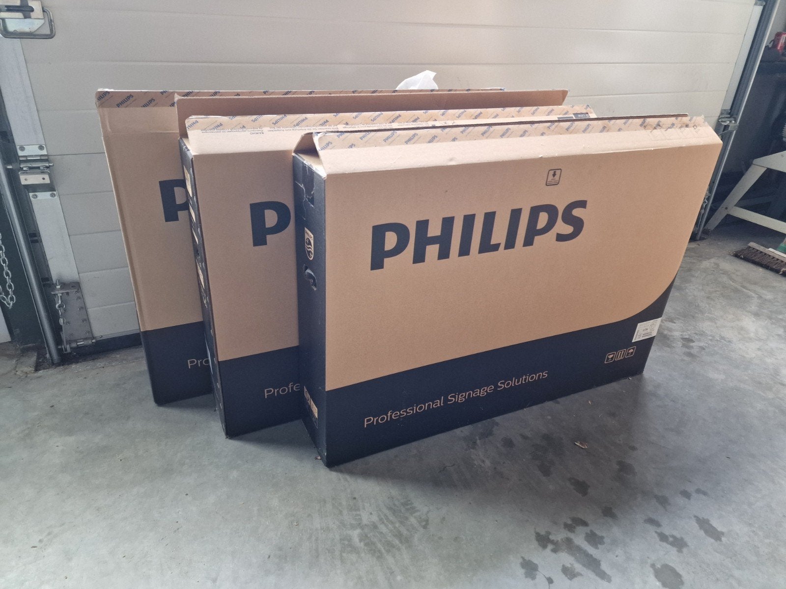 7x Philips 43BDL4031D/00 43 inch LED Display, Ophalen, Philips, 120 Hz, 100 cm of meer