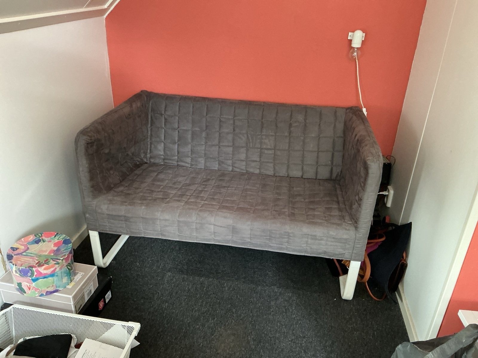 IKEA bankje - Compacte 2-zitsbank (120x69x75 cm), Ophalen, Gebruikt, Tweepersoons, 75 tot 100 cm