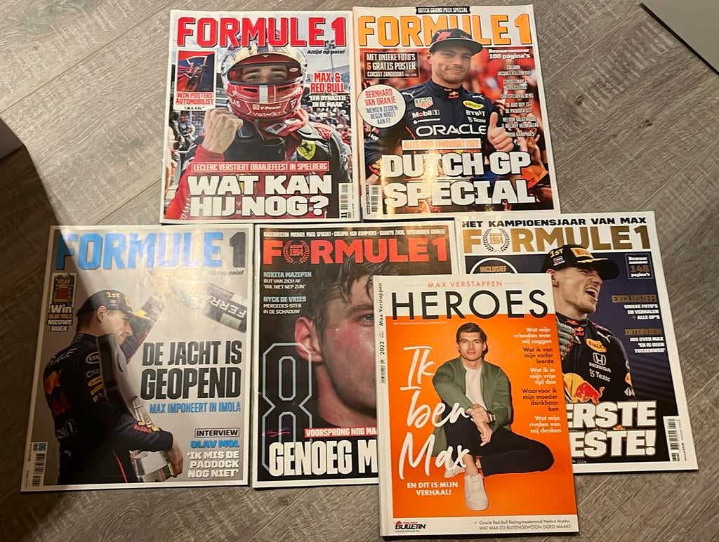 Formule 1 & Max verstappen tijdschriften, Ophalen of Verzenden, Gelezen, Sport en Vrije tijd