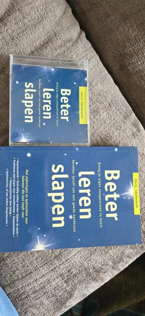 Beter leren slapen incl CD van Chris Idzikowski, Boeken, Gezondheid, Dieet en Voeding, Ophalen of Verzenden, Zo goed als nieuw